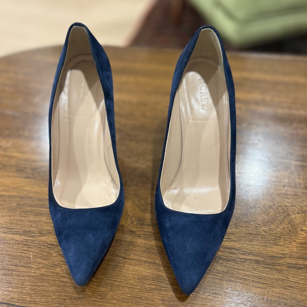 J. Crew Navy Blue Heels